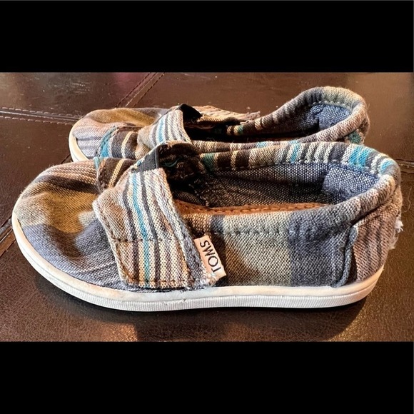 Toms slip-on top sider shoes toddler size T7 - Picture 1 of 5